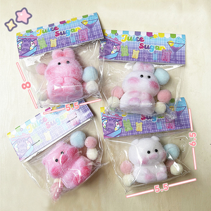 Super-Soft Piggy and Bunny <b>Squishies</b> Toy Popular Stress Relief Squeezing Toy for All-Ages for 5 to 7 Years Old - Product Image 1