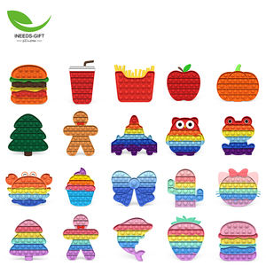 Silikon bentuk khusus untuk mainan Fidget gelembung untuk mainan edukasi usia <span class=keywords><strong>5</strong></span> sampai 7 tahun - Product Image 2