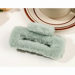 Vendita calda di tendenza alla moda decorazioni per capelli con fiocco acrilico perla eleganti graziose clip a becco d'anatra per donne ragazze 5cm taglie PC all'ingrosso - Product Image 1