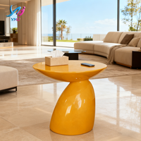 Table Basse d'Extérieur Moderne en Fibre de Verre Écologique, Durable, Hauteur Réglable, Vente en Gros Usine, Meuble de Salon Personnalisé