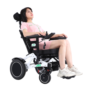 Nouveau <span class=keywords><strong>fauteuil</strong></span> roulant <span class=keywords><strong>électrique</strong></span> pliable en aluminium léger avec accoudoirs, <span class=keywords><strong>repose</strong></span>-pieds et dossier réglables, batterie au lithium - Product Image 6
