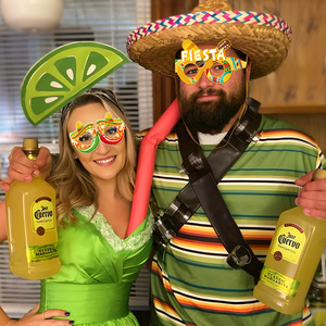 Tema del <span class=keywords><strong>carnaval</strong></span> mexicano Gafas divertidas Día mexicano <span class=keywords><strong>de</strong></span> los muertos Accesorios <span class=keywords><strong>de</strong></span> fotografía Suministros <span class=keywords><strong>de</strong></span> decoración para fiestas - Product Image 5