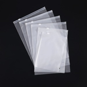 Premium Frosted Matte Zipper <b>Bag</b> Clothing Packaging <b>Bag</b> Custom Logo Ziplock Garment Storage <b>Bag</b> Reusable Apparel <b>Bag</b> OEM - Product Image 4