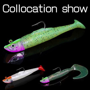 Prêt à expédier 3.5g 7g 10g 14g 28g UV Glowing Swimbait Gabarit Tête Minnow Poissons Tête Gabarit pour <span class=keywords><strong>la</strong></span> Pêche - Product Image 6