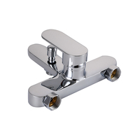Robinet de douche thermostatique à cartouche céramique unique poli de haute qualité pour baignoire, idéal pour appartements et hôtels, design moderne