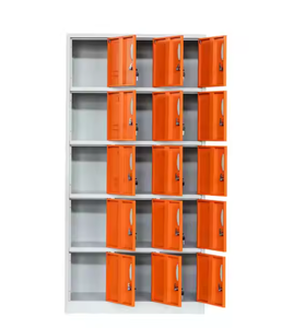 Vêtements armoires casque gardien 15/20 porte ouvrier <span class=keywords><strong>atelier</strong></span> casier métal casier de rangement pour écoles employé <span class=keywords><strong>vestiaire</strong></span> - Product Image 2