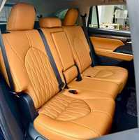 Maßgefertigter Wasserdichter Luxus-Ledersitzbezug Passend für Toyota Highlander Asian Dragon Dominator Senavisa