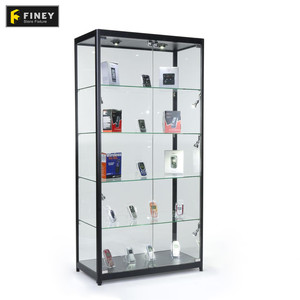 Vitrina de vidrio para tienda de humo, Vitrina con puerta de vidrio, luz, precio de fábrica, OEM, ODM - Product Image 2