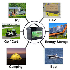 Bateria de Íon de Lítio Lifepo4 12V 24V 48V a Preço Razoável, 100Ah 200Ah 300Ah 400Ah, Caixa com BMS para Armazenamento de Energia Solar Residencial - Product Image 6