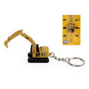 Porte-clés EXCAVATEUR HYDRAULIQUE pour <span class=keywords><strong>CATERPILLAR</strong></span> 320, modèle de voiture en alliage de simulation, porte-clés, pièces de machines de construction - Product Image 4