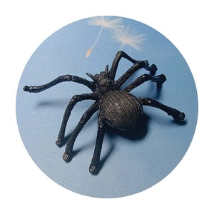 70mm grande taille PVC noir plastique Simulation araignée Halloween poisson d'avril jour décoration accessoires blague jouet araignée - Product Image 4