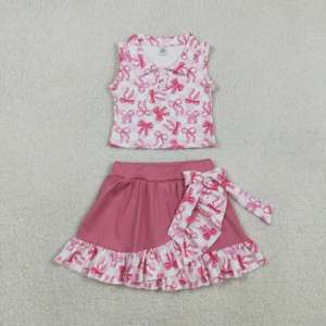 Robe rayée colorée pour petite fille, vente en gros, robe pour bébé fille, jupe pour enfant, GSD2348 rts Boutiques. - Product Image 5