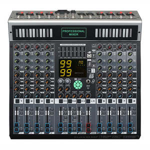 Mélangeur audio professionnel 8 canaux avec double 99 DSP British 3 bandes EQ 192kHz USB 48V Phantom pour l'enregistrement en <span class=keywords><strong>studio</strong></span> du son en direct - Product Image 3