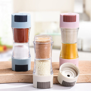 เครื่องตวงเกลือแบบกด 0.5 กรัม ขวดใส่เครื่องปรุงรสแบบสองหัว สำหรับน้ำตาล เครื่องเทศ พริกไทย เครื่องปรุงรส พร้อมฟังก์ชั่นโรยเกลือแบบปริมาณที่กำหนดได้ - Product Image 3