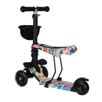 Speedmark — scooter 3-en-1 pour enfants, nouveau design, vente en gros, pas de pression, trois roues, clignotant