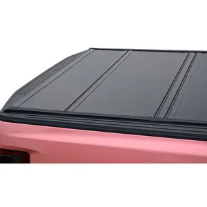 定制卡车皮卡零件6.5 6.75英寸硬式四折叠床酒桶盖四折叠卡车车床盖适用于福特f150 f250 f350