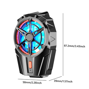 Kipas pendingin ponsel sistem Radiator game, aksesori ponsel semikonduktor dapat diatur 3 kecepatan - Product Image 6