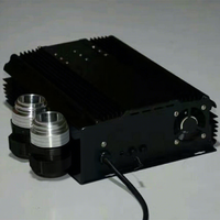Projecteur LED 45W à double tête avec contrôle de zone, source de lumière à fibre optique DIY, dispositif de projection de couleurs