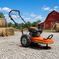 Débroussailleuse autotractée à essence haute puissance KONTORY KPT560S-PRO, tondeuse à gazon manuelle, coupe-herbe professionnel DIY