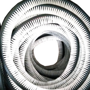 Brosse en nylon plate flexible <span class=keywords><strong>de</strong></span> bande <span class=keywords><strong>de</strong></span> convoyeur <span class=keywords><strong>de</strong></span> poulies d'entraînement normalisées pour l'industrie <span class=keywords><strong>textile</strong></span> - Product Image 5