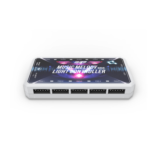 Vỏ Máy Tính Bộ Điều Khiển Quạt 6PIN Quạt ARGBmusicwireless Điều Khiển Từ Xa Hộp Điều Khiển Thông Minh Hỗ Trợ Đồng Bộ Hóa Bo Mạch Chủ 5V ARGB - Product Image 3