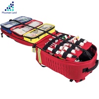 Opérations de pompier de haute qualité Kit d'urgence de sauvetage en cas d'incendie Sac à dos médical d'urgence en plein air Prévention des catastrophes
