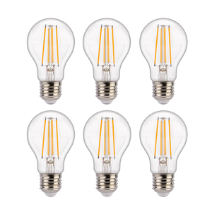 Светодиодная лампа A19 Dusk to Dawn 7W 2700K 800LM, <span class=keywords><strong>120V</strong></span>, цоколь E26, стеклянная, для внутреннего и наружного использования, прямые поставки с завода, супер качество - Product Image 1