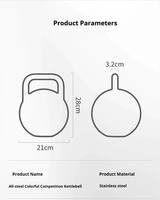 Ensemble d'haltères en acier, colorés, durables, de qualité compétitive, pour la salle de sport, fitness, design poli avec précision