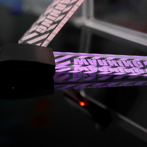 Tùy Chỉnh Cyberpunk Phong Cách LED Đa-Màu Mờ Acrylic <span class=keywords><strong>Keychain</strong></span> PVC Edc Công Cụ Với Đèn Flash Phụ Kiện Cho Key - Product Image 4