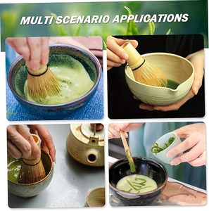 Juego de Accesorios para Matcha Hechos a Mano Tradicionales Japoneses con Logotipo Personalizado, Batidor de Bambú 'Chasen' de 100 Puntas, Caja de Cartón para Bolsa - Product Image 3