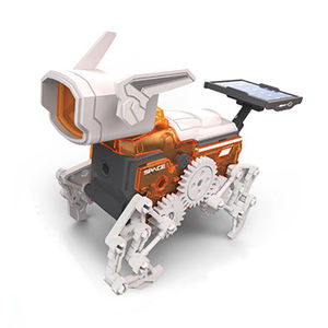 Assemblaggio di cane meccanico spazio elettrico con energia solare Puzzle gioco da tavolo giocattolo educativo - Product Image 1