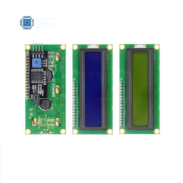 Blue/yellow green screen 1602A IIC/I2C LCD screen 5V LCD with backlight display module