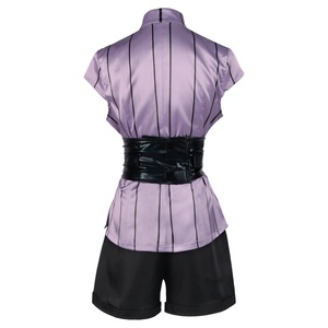 Costumes <span class=keywords><strong>de</strong></span> cosplay Hyuuga <span class=keywords><strong>Hinata</strong></span> <span class=keywords><strong>de</strong></span> dessin animé anime BEIGE, uniforme, chapeau, haut en maille noire, short en maille, t-shirt en maille, costumes d'anime - Product Image 5
