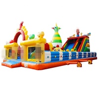 Château gonflable de qualité commerciale, grande aire de jeux gonflable pour parc d'attractions