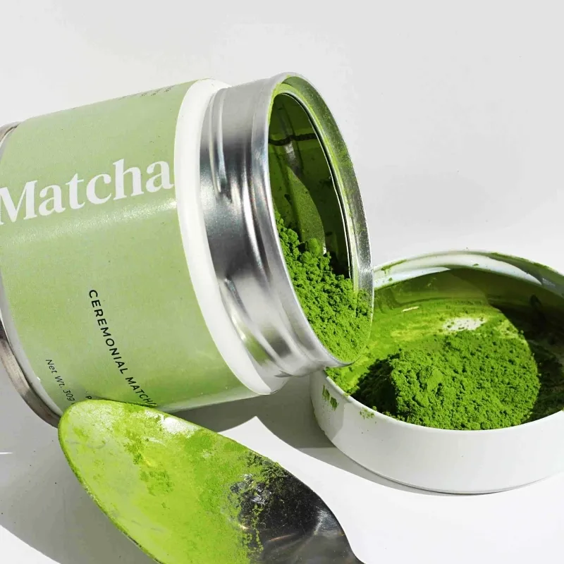 Grosir upacara kualitas tinggi Matcha organik bubuk teh hijau minuman sehat