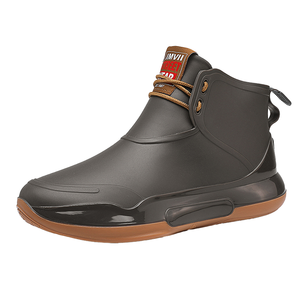 Nuevos Modelos de Botas de Lluvia Cortas Impermeables para Mujer, Estilo Western, Precio Bajo, Tallas 36-44, Calzado de Seguridad Personalizable, Fabricación de PVC por Inyección - Product Image 1