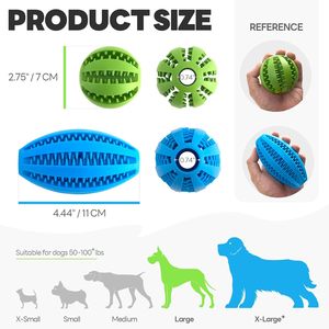 Balle à mâcher interactive pour chien, en caoutchouc naturel sans BPA, résistante et durable, pour mâcheurs agressifs, modèle 2026, personnalisable en usine - Product Image 2