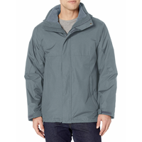 Nouveau design de veste coupe-vent d'élévation 3 en 1 Veste épaissie imperméable Veste d'hiver 3 en 1 chaude personnalisée pour hommes de grande taille