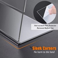 Support de Table Incliné en Acrylique Transparent pour Vente en Gros, Présentoir de Menu de Bureau pour Restaurant et Mariage, Affichage sur Table, OEM Disponible