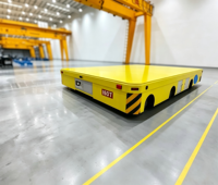 Véhicule à guidage automatique (AGV) sans bande magnétique, robot omnidirectionnel sans pilote, technologie SLAM laser, pour usine intelligente