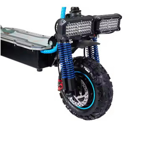 Electric <b>Scooter</b> 11 Inch 1800W Dual Motor Foldable Waterproof With Led Lighting For Adults Outdoor Commuter Portable Two - Product Image 3