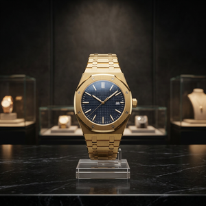 Montre de plongée analogique Seiko Movement en acier inoxydable avec bracelet en cuir, résistante à l'eau, cadran en cristal, style hommage rose noir MOD - Product Image 3