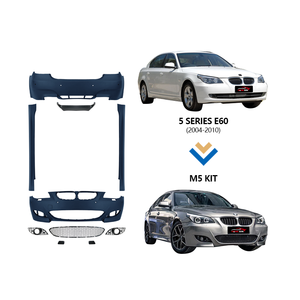 Bộ body kit cho BMW <span class=keywords><strong>E60</strong></span> 04-10 nâng cấp lên kiểu dáng M Power <span class=keywords><strong>M5</strong></span>, bộ chuyển đổi body kit, phụ kiện xe hơi, bộ nâng cấp, cản trước - Product Image 1