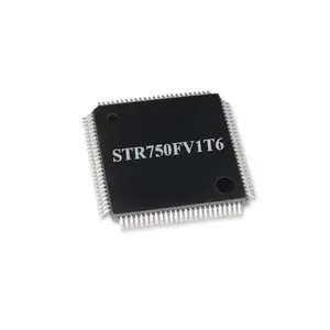 Microcontrolador STR750FV1T6 original de 32 bits con memoria flash de 128 kB y 16*8 kB RAM ARM7 Chip de procesador integrado IC MCU