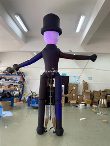 Rendimiento de Halloween Iluminación LED Figuras de <span class=keywords><strong>esqueleto</strong></span> inflables Marioneta Caminando Calavera inflable <span class=keywords><strong>Hombre</strong></span> Disfraz para desfile - Product Image 6