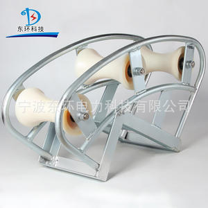 Chariots à tuyaux en acier sur mesure, roues en nylon et en aluminium, divers styles, y compris les poulies, chariots à câbles pour la pose de câbles à la main - Product Image 5