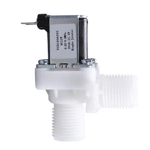 Vanne solénoïde FCD180AS02 DC12V 0.02-0.8MPa en plastique pour entrée et sortie d'eau pour chauffe-eau et machine à glaçons - Product Image 1