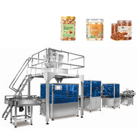 Ligne de pesage et de remplissage pour noix, bonbons, haricots, sucre, sel, graines, granulés, café, thé, snacks, aliments en pot, usine de transformation en Chine