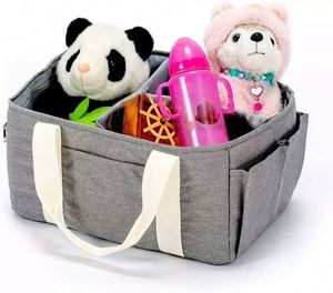 Sac de rangement grande capacité personnalisé pour couches et articles de puériculture avec poche zippée, certifié BSCI - Product Image 5