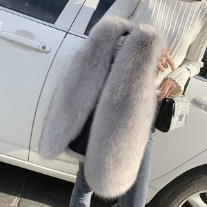 Women's Short Faux Fur <b>Vest</b>, Winter Warm Fox Fur Artificial Fur Jacket, Fashionable <b>Vest</b> Wholesale - Product Image 1
